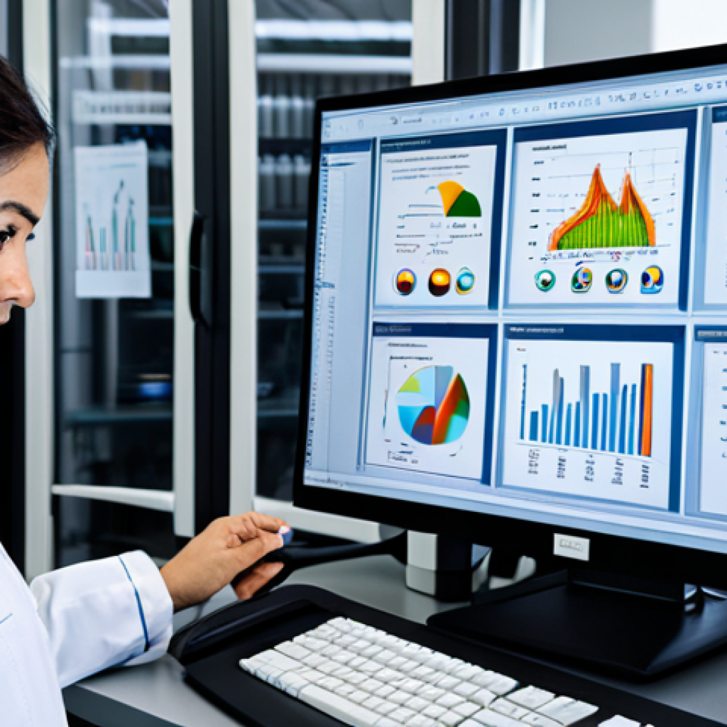 섬유기사 실기시험의 준비 사례 - Textile Engineer Examining Data**

A textile engineer, fully clothed in professional attire, analyzi...
