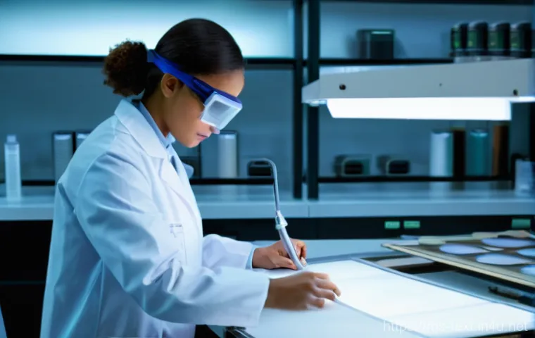 섬유기사 실기시험 대비 방법 - **Modern Textile Manufacturing with Advanced Automation**
    A bright, expansive, and high-tech tex...