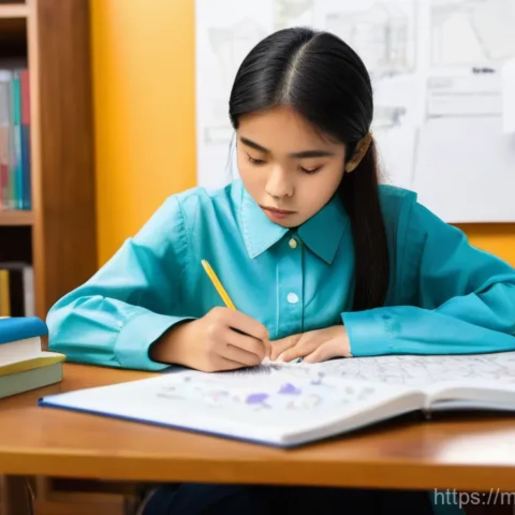 섬유기사 필기시험 합격 팁 - **Prompt:** "A young Malaysian female student, dressed in a modest long-sleeved shirt and long pants...
