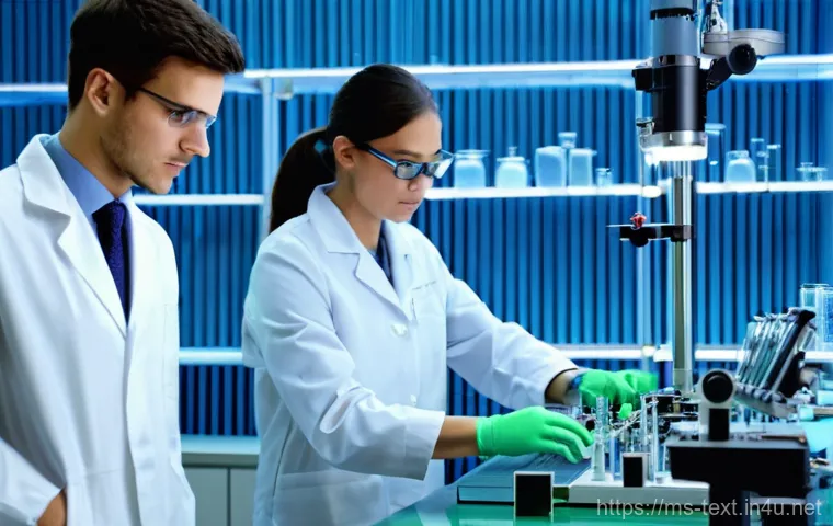 섬유기사 필기시험의 중요성 - **Prompt:** A dynamic scene depicting a confident young Malaysian textile professional, in a stylish...