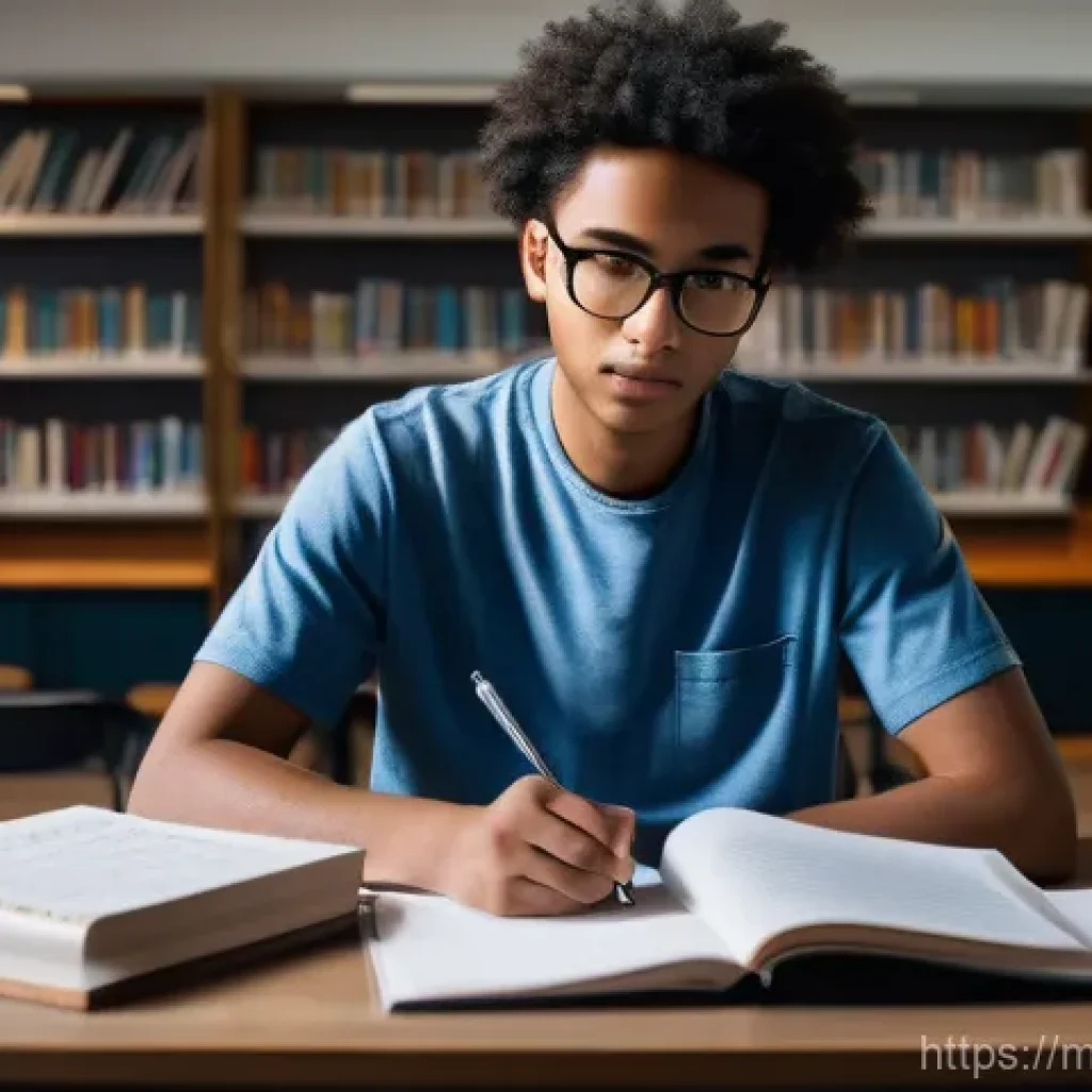 섬유기사 시험 준비 동기부여 - **Prompt 1: Focused Textile Engineering Student**
"A determined young adult, looking diverse, si...