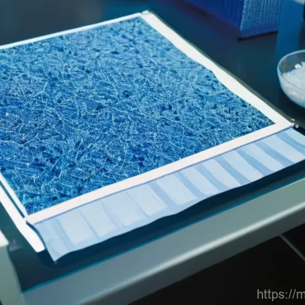 섬유기사 필기시험의 준비 방법 - **Prompt:** A highly detailed close-up of various textile fibers and fabric swatches, meticulously a...